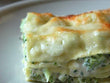 Lasagne au brocoli et chou-fleur, sauce béchamel